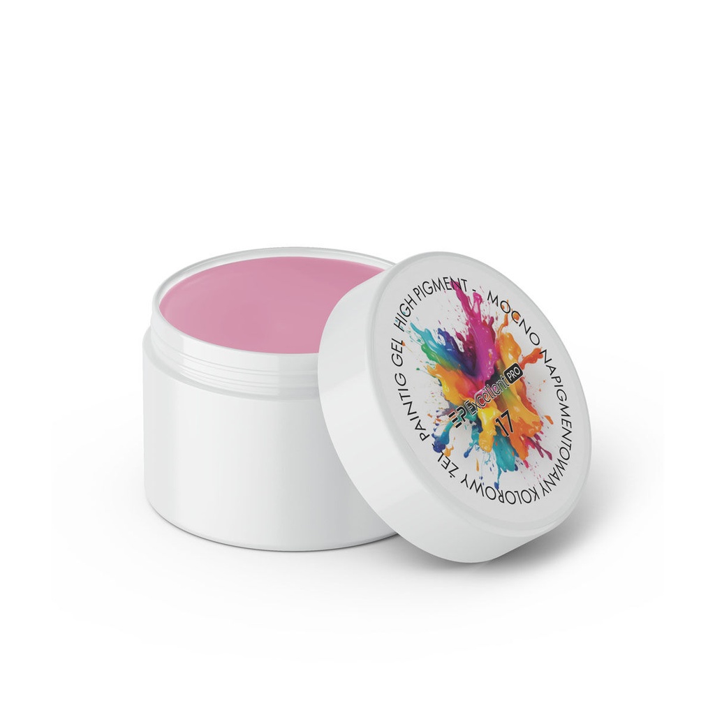 GEL PAINTING NAIL ART ROSE PASTEL 017 5ML