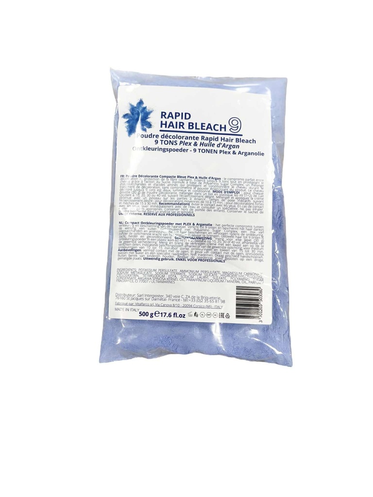 POUDRE RAPID HAIR BLEACH 9 TONS 500GR