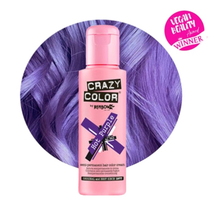 CRAZY COLOR  HOT PURPLE 100ML 62