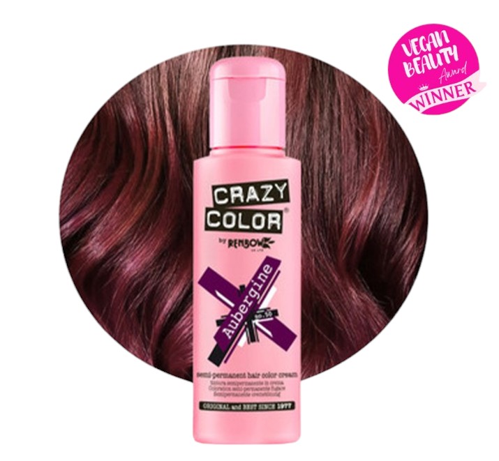 CRAZY COLOR AUBERGINE 100ML 50