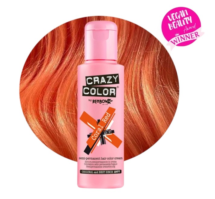 CRAZY CORAL RED 100ML CRAZY COLOR