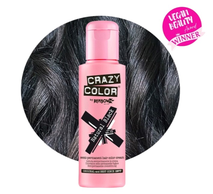 CRAZY COLOR NATURAL BLACK 100ML 032