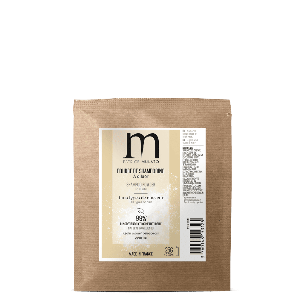 POUDRE DE SHAMPOING TOUS TYPES DE CHEVEUX  MULATO