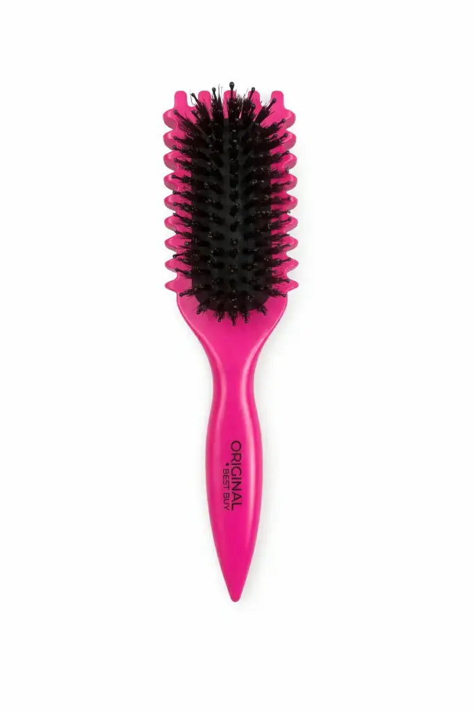 BROSSE POUR CHEVEUX BOUCLÉS ROSE