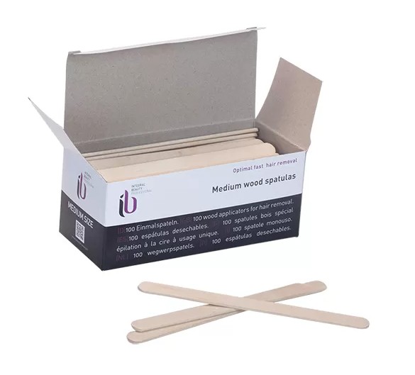 SPATULE BOIS CIRE 100PCS MM 114x10MM