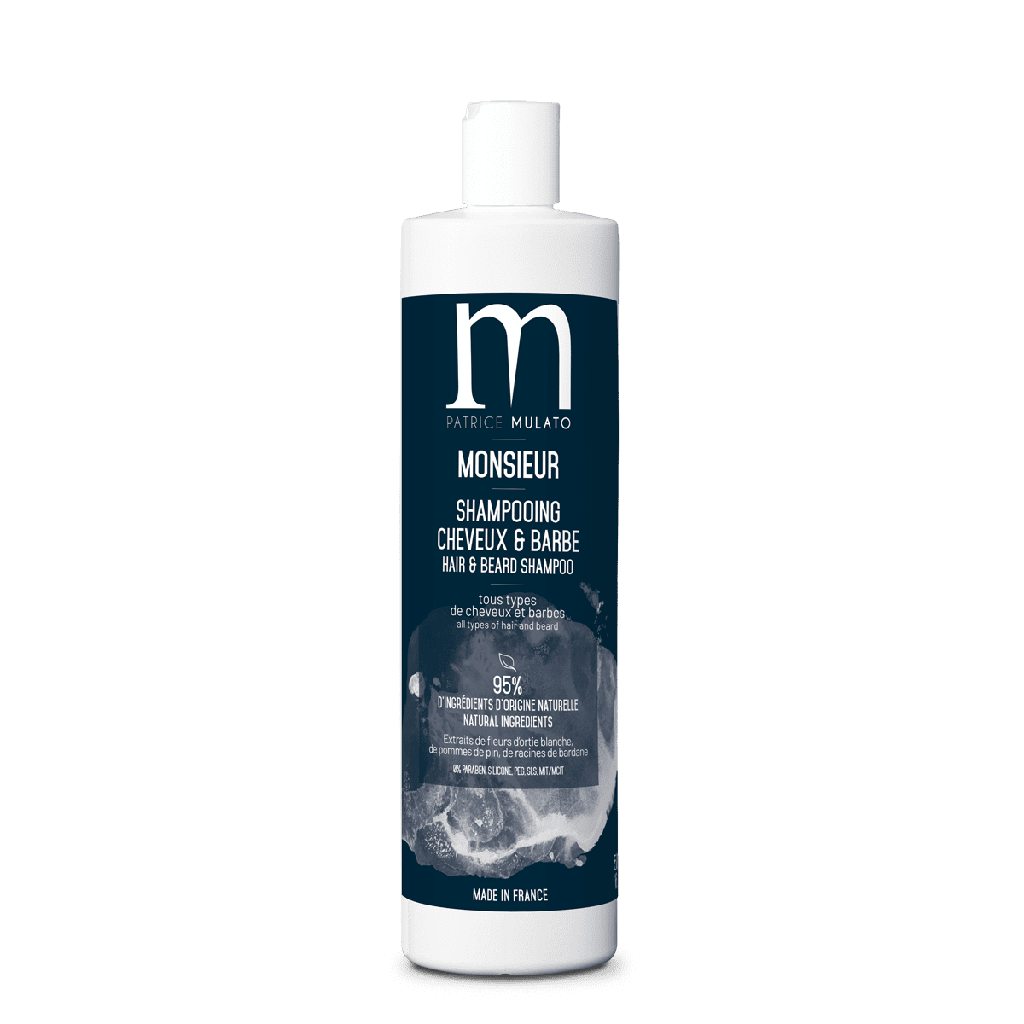 SHAMPOING HOMME CHEVEUX ET BARBE 500ML MULATO