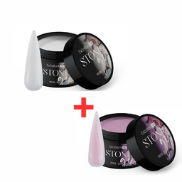 STONE GEL MOON ROCK + ROSE QUARTZ - FORMAT 30ML