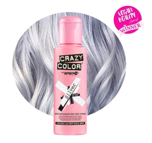 [00001397] CRAZY COLOR SILVER ARGENT 100ML