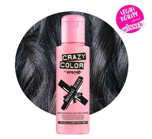 CRAZY COLOR NATURAL BLACK 100ML 032