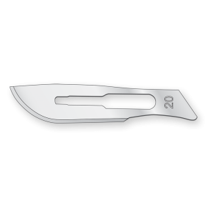 [370165] LAMES BISTOURI N20 STERILISÉES XANI